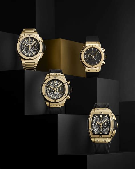 The Hublot Yellow Gold collection is a return to the brand’s 